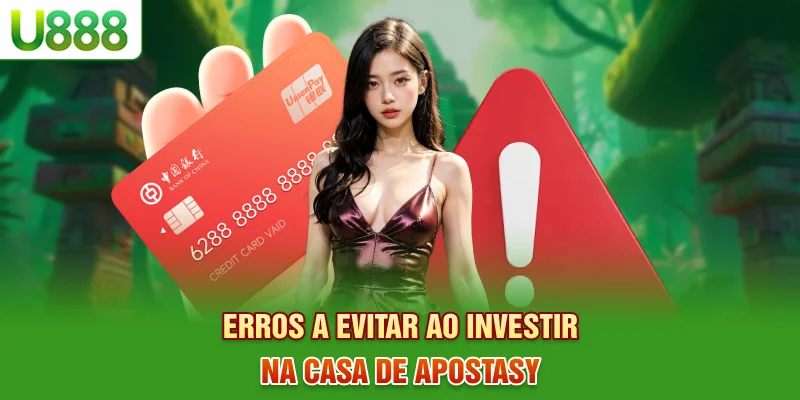 Erros a evitar ao investir na casa de apostas